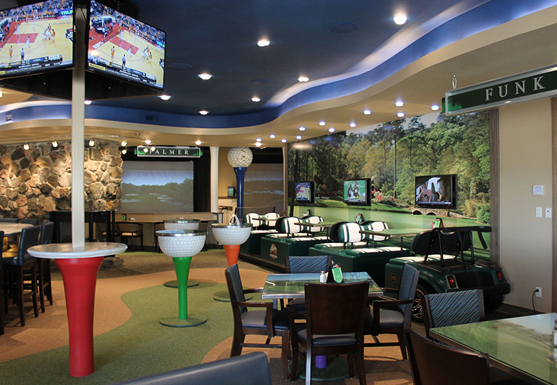 The Sand Bar Pelican Lakes Golf Club, Golf Themed Bar Stools